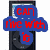 Pixelated collage of iPods and text overlays with 'CAN'T LIVE WITHOUT IT' in red/blue, 'talking about music!' in orange, and a heart made of small icons.