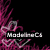 Pixelated image with black, purple, and pink sections; text overlays include 'ModulusCJ' and 'AWESOME!!'; a small '16:30' time display appears on the right.
