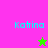 Pixelated text "Katina" appears on two colored backgrounds with a star symbol changing color between frames.