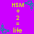 Purple background with yellow text and green geometric shapes arranged in a pattern