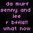 Pixelated text in pink on four colored backgrounds: black, purple, light pink, and dark purple.