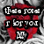 Red roses on a grayscale floral background with pixelated text overlays reading 'that you r for you', 'i want to be with you', and 'i love you'.