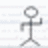 A static image with a green background divided into four quadrants containing pixelated text and a blurred stick figure icon.