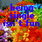 A four- of pixelated text over a colorful floral background with blue text reading "being single isn't fun unless you have friends to have to have fun with"