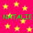 Bright pink background with scattered yellow stars and green text reading "NATALIE NATALIE" in two