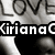 Black-and-white image with repeated text overlay showing partial 'LOVE' and 'Kiri anaC' lettering across multiple