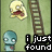 Pixelated cartoon scene with two characters and a ladder, text changes across frames.