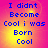 Blue pixelated text on a pink and yellow gradient background arranged in four quadrants with identical content.