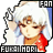 Pixelated anime-style buddy icon featuring a character with white hair and red clothing on the left, next to stylized text reading "Anime IM" and "COM" on a black background.