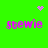 Green background with four instances of pink text 'stewie' and three pixelated symbols: a heart, a starburst, and a dot cluster.