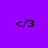 <image> shows four identical <text>/3</text> symbols on a of solid background colors: purple, magenta, orange, and pink