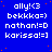 Blue background with white text listing names and emoticons, scattered orange dots, gray rectangle in bottom-right corner.
