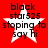Red background with white star and black text reading 'black star525 stoping to say hi' in four identical