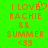 Green background with orange pixelated text reading "I LOVE RACHIE LL SUMMER <33" and a heart symbol replacing the 'O' in LOVE.