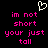 Pixelated text in bright pink on black background with white heart symbol above, displaying 'im not short your just tall' across two identical side-by-side