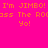 Pixelated orange text on bright pink background reads 'I'm JIMBO! I'm JIMBO! Boss The ROss Yo!' with cyan gradient overlay shifting position across frames.