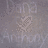 Pixelated icon with repeated text and abstract shapes on a gray background, transitioning from a full view to a white space in the bottom-right corner.