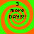 Four identical pixelated spiral patterns with orange and green rings, each containing black text reading '3 more DAYS!!' on a solid bright green background.