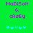 Green background with purple text reading "MoDiSoN & cASey" and five cyan plus signs below, where the third sign changes from light green to cyan between frames.