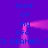 A purple background with blue text reading 'love of my life' and '3 DEANNA <3' arranged in a mirrored pattern, with pink light effects extending from the center.