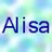 Pixelated text 'Aisa' in dark blue on a soft gradient background of light green and pale blue hues.