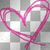 A pink heart-shaped line drawing on a checkered background with text elements including 'Kayla', '+', 'Jacob', and 'forever' in black font.