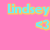 Pink background with multiple 'Lindsey' text variations in different colors and a small heart symbol below each.