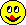 Four yellow pixelated smiley faces arranged in a , each with distinct mouth and eye expressions against a gray background