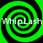 Four green and black spiral patterns arranged in a with white text reading "WhipLash" overlaid on each spiral