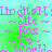A static image with a green and cyan gradient background displaying repeated purple text elements including 'Lindita N', '~site~', '~Rox~', '~Dg~', and 'World' in pixelated font.