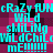 Pixelated cyan text on a pink and purple pixel background, repeating phrases in varying styles