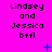 Pixelated text on bright pink background with blue star-like symbols appearing and disappearing across three of identical text